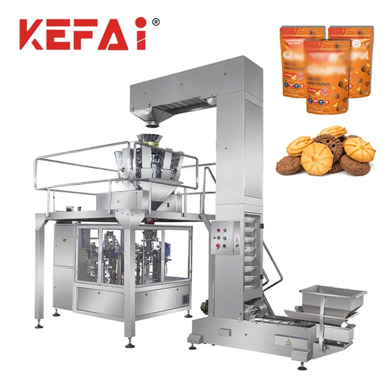 Machine d'emballage de collations à sacs rotatifs KEFAI